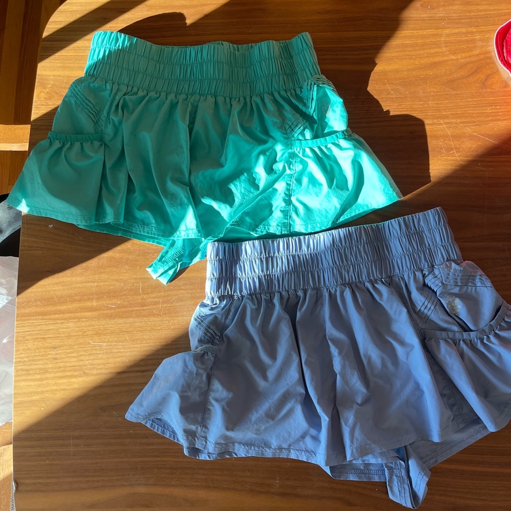 2 -Free People FP Movement Get Your Flirt On Shorts size small
